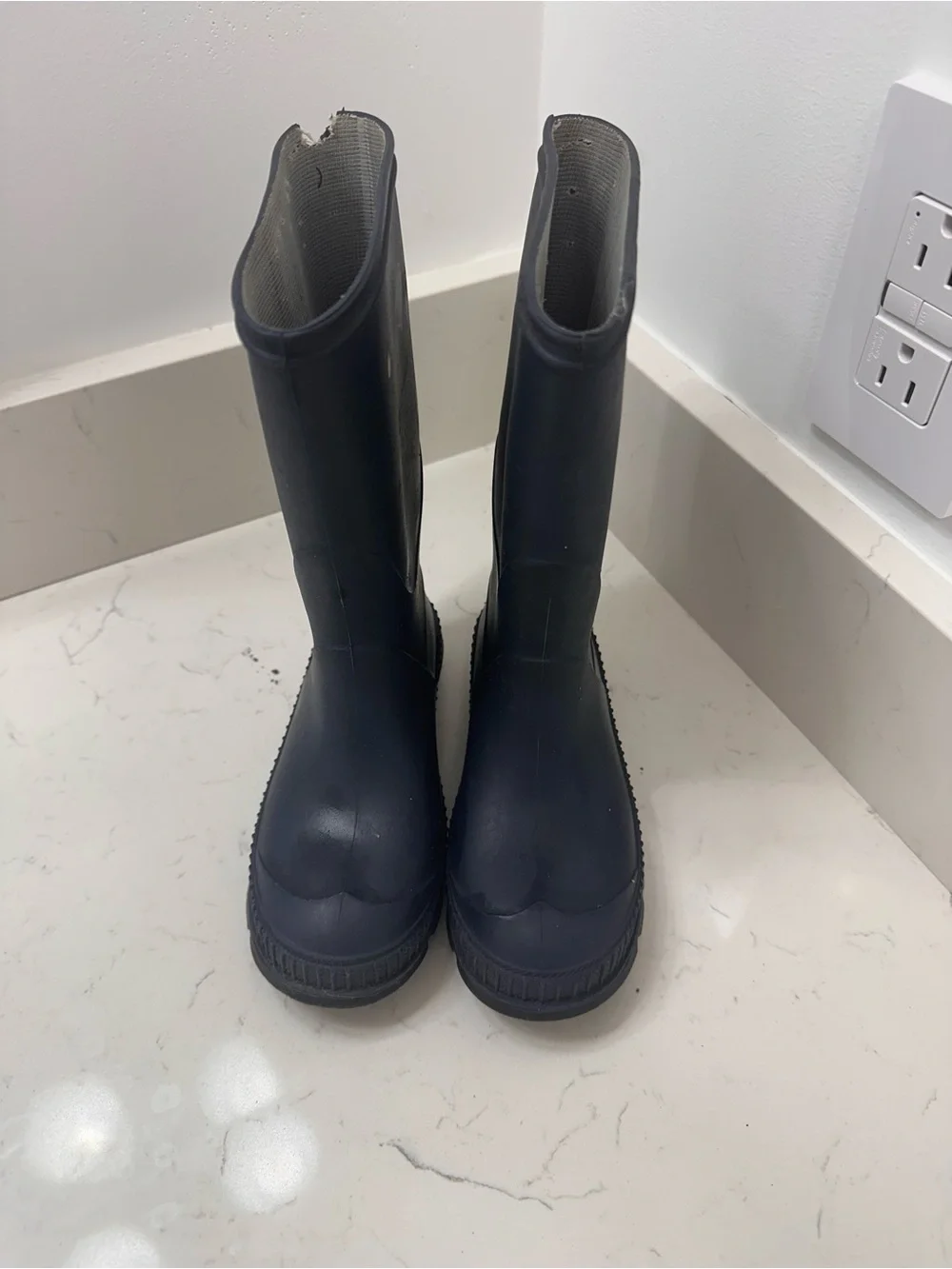 Kamik Kids Navy Waterproof Rain Boots